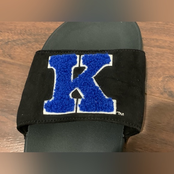 Victoria Secret PINK UK University of Kentucky Collegiate Sherpa Slides Sandals - Picture 2 of 13